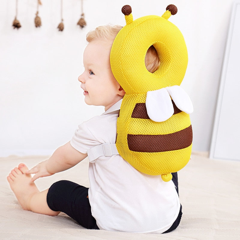 Protège-tête pour bébé avec coussin de protection arrière I Headguard™