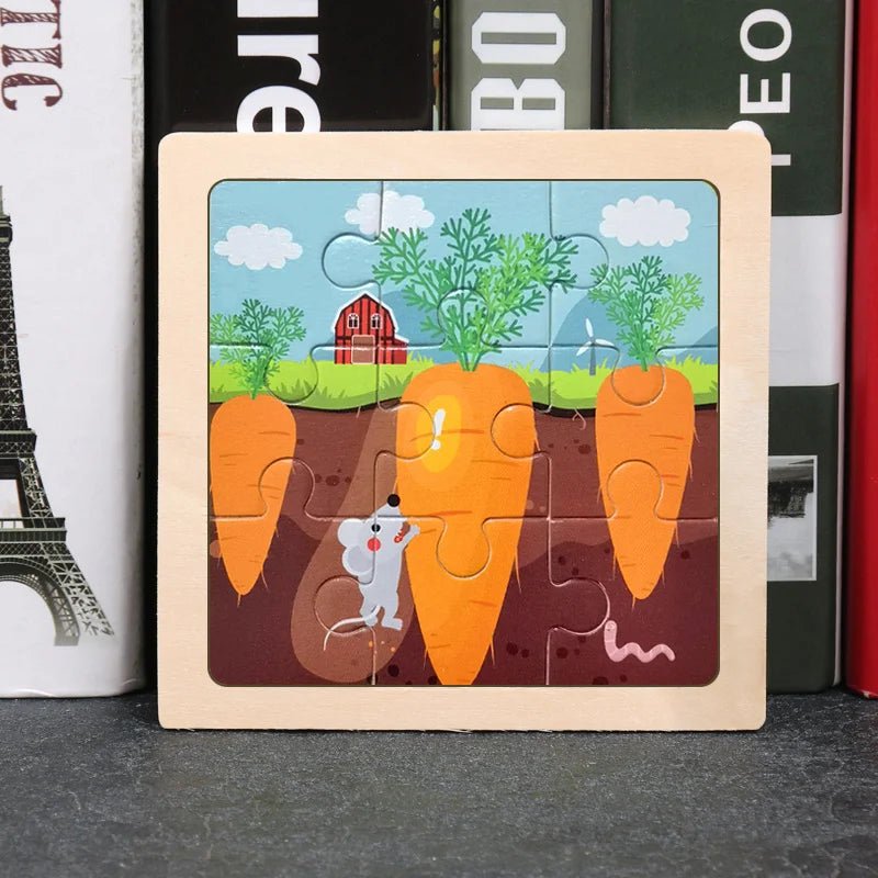 Mini puzzle (11x11cm) I Tiny Puzzle™ - Oasis Tendresse