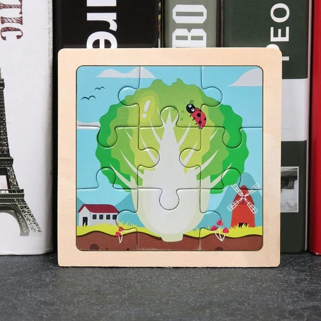 Mini puzzle (11x11cm) I Tiny Puzzle™ - Oasis Tendresse