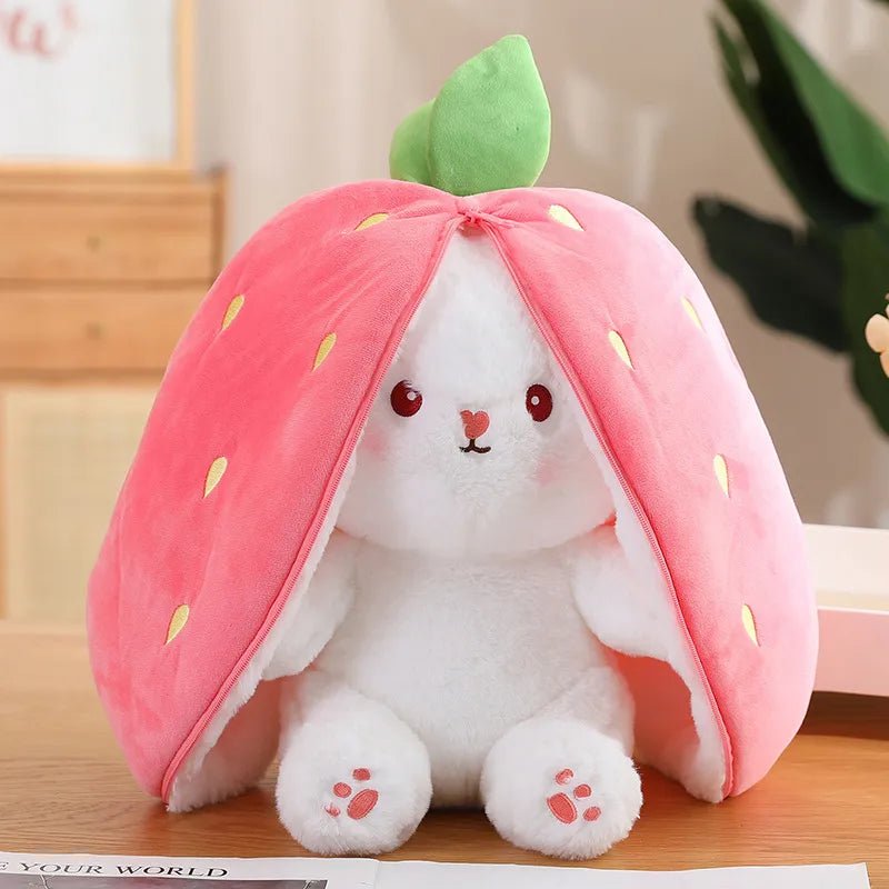 Peluche transformable I Fruity Bunny Plush™ - Oasis Tendresse