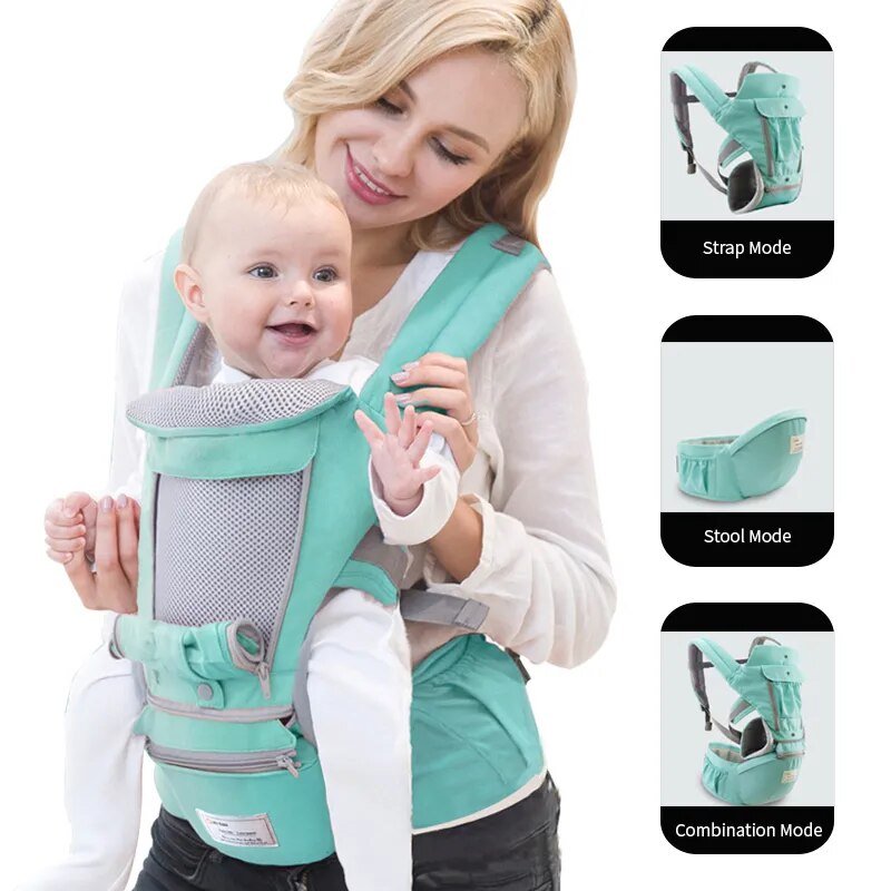 Porte-bébé ergonomique et transformable I BabyTravel™ - Oasis Tendresse